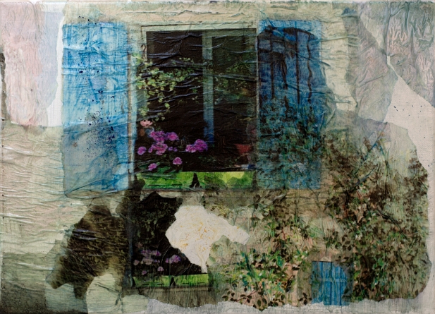 Avenue Cezanne Aix-en-Provence 2018 « Avenue Cézanne, Aix-en-Provence » mixte média 16 pouces x 12
