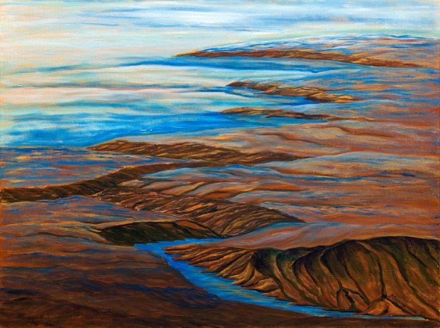 Petitcodiac 2020 « Petitcodiac » huile sur toile 24 pouces x 18