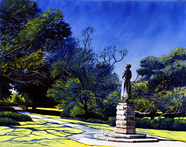 Évangéline, femme illuminée 2006 22x28