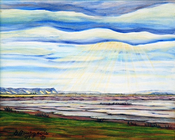Blomidon éclairé