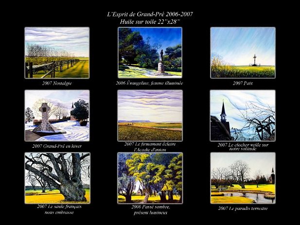 L'Esprit de Grand-Pré L'Esprit de Grand-Pré 2006-2009. Huiles sur toiles.