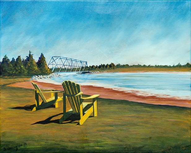 Deux chaises à Shediac Bridge