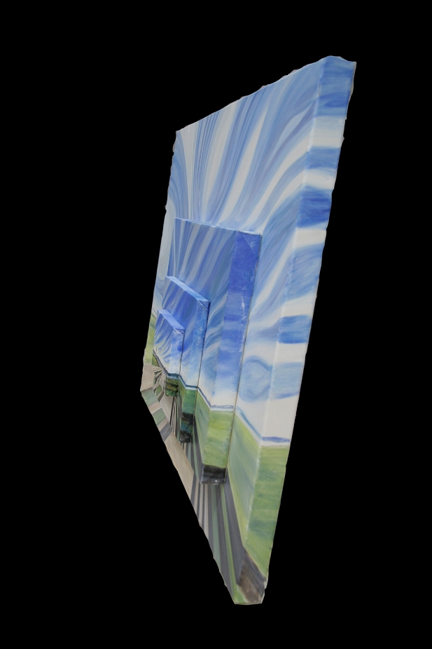 L'espace dégage un bleu hallucinant (vue de côté)