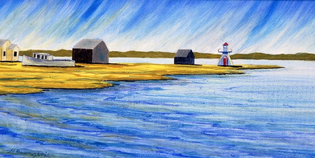 Le bleu dans les flots