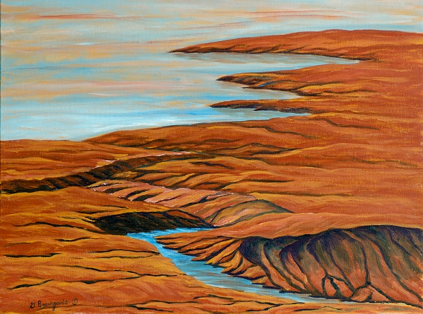 Petitcodiac, rivière rouge 18x24