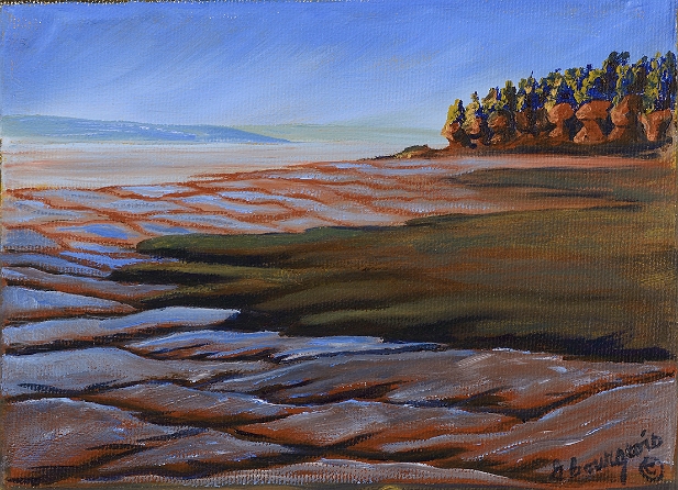 L'Anse aux demoiselles (The Rocks) 5x7 2012